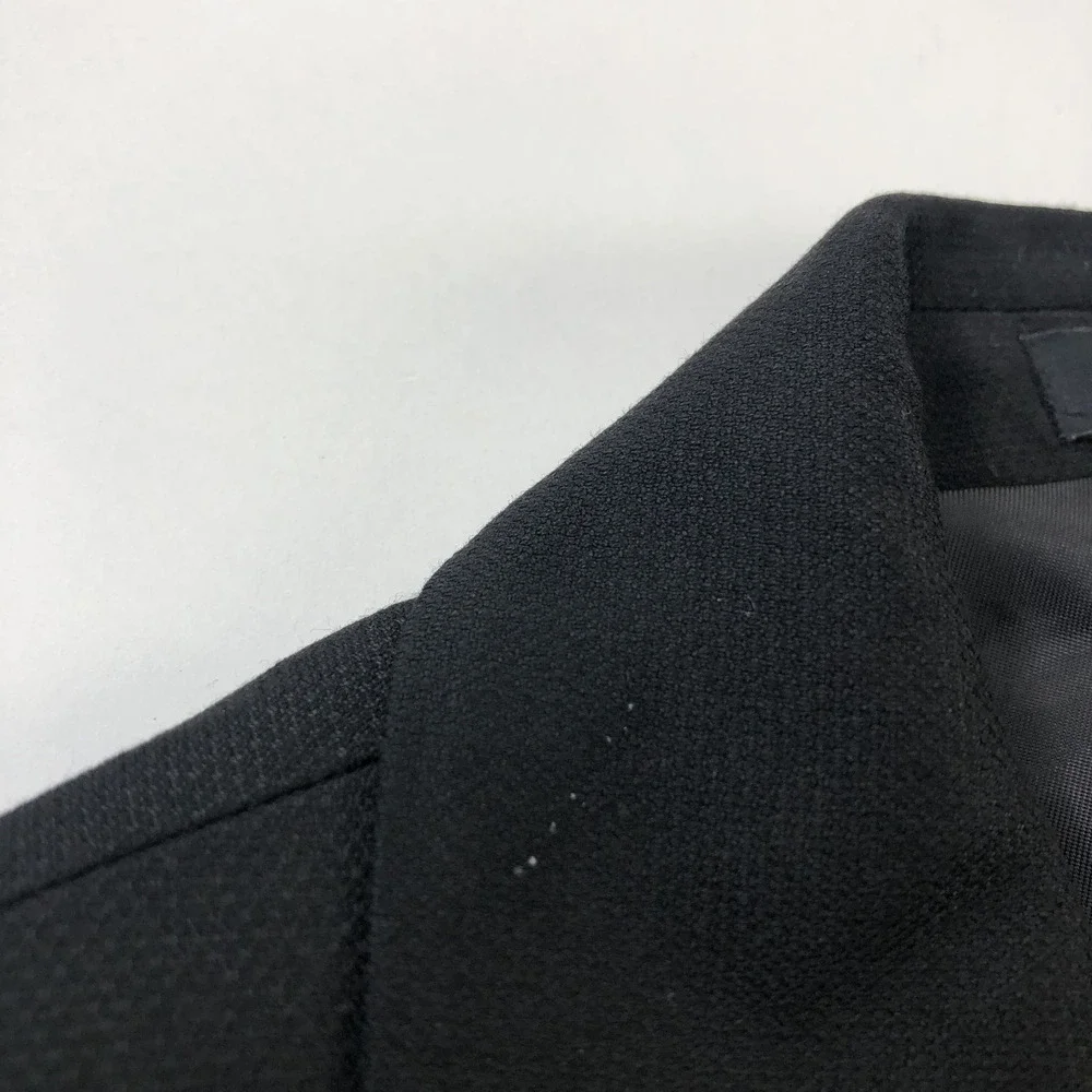 Banana Republic Tailored Fit 40 Polyester Button Blazer Sport Coat Black HRJ
